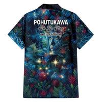 New Zealand Matariki Pohutukawa Family Matching Off The Shoulder Long Sleeve Dress and Hawaiian Shirt Te Mauri te Ora