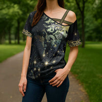 New Zealand Matariki Tupuarangi Cross Shoulder Shirt Ng Kai o te Rangi LT9 - Polynesian Pride