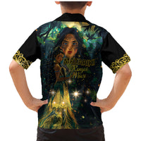 New Zealand Matariki Family Matching Mermaid Dress and Hawaiian Shirt Rongo Mori Wellbeing and Good Luck LT9 - Polynesian Pride