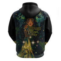 New Zealand Matariki Hoodie Rongo Mori Wellbeing and Good Luck LT9 - Polynesian Pride