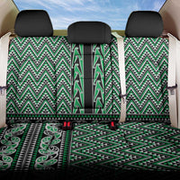 New Zealand Maori Niho Taniwha Back Car Seat Cover Kakariki Mangopare and Puhoro Pattern LT9 One Size Green - Polynesian Pride