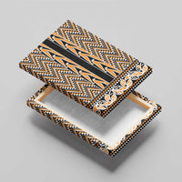 New Zealand Maori Niho Taniwha Canvas Wall Art Karaka Mangopare and Puhoro Pattern