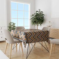 New Zealand Maori Niho Taniwha Tablecloth Karaka Mangopare and Puhoro Pattern LT9 - Polynesian Pride