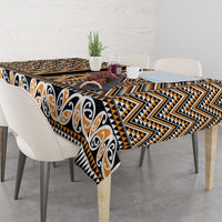 New Zealand Maori Niho Taniwha Tablecloth Karaka Mangopare and Puhoro Pattern LT9 - Polynesian Pride