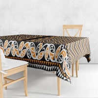 New Zealand Maori Niho Taniwha Tablecloth Karaka Mangopare and Puhoro Pattern LT9 - Polynesian Pride