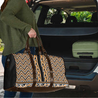 New Zealand Maori Niho Taniwha Travel Bag Karaka Mangopare and Puhoro Pattern - Polynesian Pride