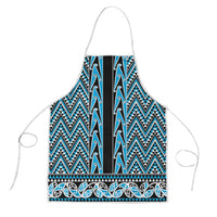 New Zealand Maori Niho Taniwha Apron Kikorangi Mangopare and Puhoro Pattern - Polynesian Pride