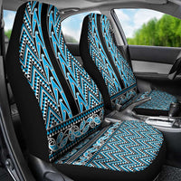 New Zealand Maori Niho Taniwha Car Seat Cover Kikorangi Mangopare and Puhoro Pattern