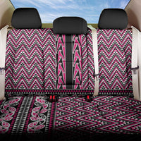 New Zealand Maori Niho Taniwha Back Car Seat Cover Mawhero Mangopare and Puhoro Pattern LT9 One Size Pink - Polynesian Pride