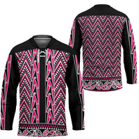 New Zealand Maori Niho Taniwha Hockey Jersey Mawhero Mangopare and Puhoro Pattern LT9 - Polynesian Pride