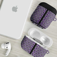 New Zealand Maori Niho Taniwha AirPods Case Waiporopo Mangopare and Puhoro Pattern LT9 - Polynesian Pride