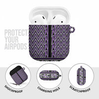 New Zealand Maori Niho Taniwha AirPods Case Waiporopo Mangopare and Puhoro Pattern LT9 - Polynesian Pride