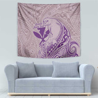 Hawaii Monk Seal and Map Tapestry Polynesian Kanaka Maoli Violet Vibe