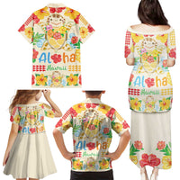Kawaii Turtle Family Matching Puletasi and Hawaiian Shirt Aloha Hibiscus Flowers LT9 - Polynesian Pride