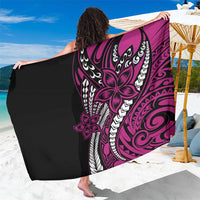 Polynesian Plumeria Floral Tattoo Pattern Sarong Pink Style LT9 One Size 44 x 66 inches Pink - Polynesian Pride