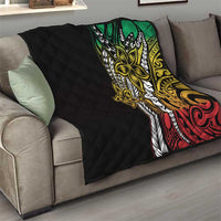 Polynesian Plumeria Floral Tattoo Pattern Quilt Reggae Style LT9 - Polynesian Pride