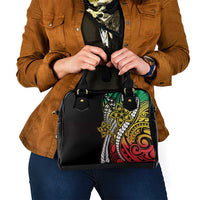 Polynesian Plumeria Floral Tattoo Pattern Shoulder Handbag Reggae Style LT9 - Polynesian Pride