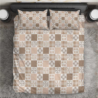 Hawaiian Palaka Quilt Pattern Bedding Set Hawaii Culture Bird of Paradise Exotic Motif - Polynesian Pride