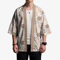 Hawaiian Palaka Quilt Pattern Kimono Hawaii Culture Bird of Paradise Exotic Motif LT9 - Polynesian Pride