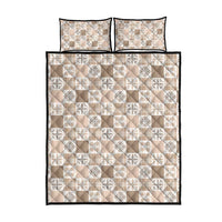 Hawaiian Palaka Quilt Pattern Quilt Bed Set Hawaii Culture Bird of Paradise Exotic Motif - Polynesian Pride