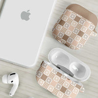 Hawaiian Palaka Quilt Pattern AirPods Case Hawaii Culture Honu Turtle LT9 - Polynesian Pride