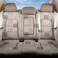 Hawaiian Palaka Quilt Pattern Back Car Seat Cover Hawaii Culture Honu Turtle - Polynesian Pride