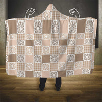 Hawaiian Palaka Quilt Pattern Hooded Blanket Hawaii Culture Honu Turtle - Polynesian Pride