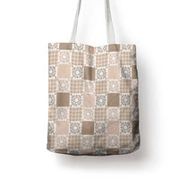 Hawaiian Palaka Quilt Pattern Tote Bag Hawaii Culture Honu Turtle LT9 - Polynesian Pride