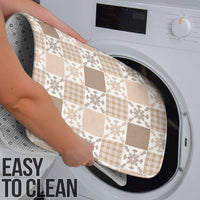 Hawaiian Palaka Quilt Pattern Bathroom Set Hawaii Culture Pineapple - Polynesian Pride