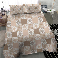 Hawaiian Palaka Quilt Pattern Bedding Set Hawaii Culture Pineapple - Polynesian Pride