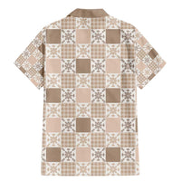 Hawaiian Palaka Quilt Pattern Family Matching Mermaid Dress and Hawaiian Shirt Hawaii Culture Pineapple - Polynesian Pride