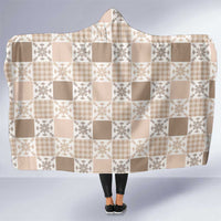 Hawaiian Palaka Quilt Pattern Hooded Blanket Hawaii Culture Pineapple - Polynesian Pride