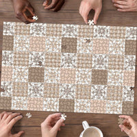 Hawaiian Palaka Quilt Pattern Puzzle Hawaii Culture Pineapple LT9 - Polynesian Pride