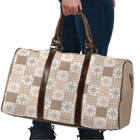 Hawaiian Palaka Quilt Pattern Travel Bag Hawaii Culture Pineapple - Polynesian Pride