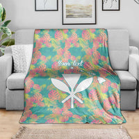 Seamless Hawaiian Quilt Pattern Blanket Hawaii Culture Palm Leaf Tropical - Polynesian Pride