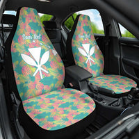 Seamless Hawaiian Quilt Pattern Car Seat Cover Hawaii Culture Palm Leaf Tropical - Polynesian Pride