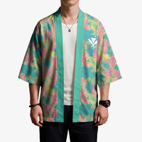 Personalised Seamless Hawaiian Quilt Pattern Kimono Hawaii Culture Palm Leaf Tropical LT9 - Polynesian Pride