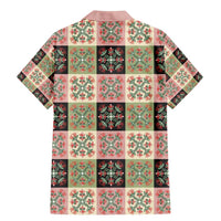 Seamless Pattern Pikake Lei Family Matching Mermaid Dress and Hawaiian Shirt Floral Squares Pikake - Polynesian Pride