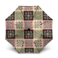 Seamless Pattern Pikake Lei Umbrella Floral Squares Pikake - Polynesian Pride