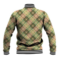 Seamless Pattern Puakenikeni and Kalo Baseball Jacket LT9 - Polynesian Pride