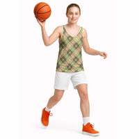 Seamless Pattern Puakenikeni and Kalo Basketball Jersey - Polynesian Pride