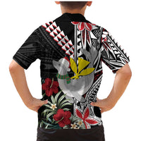 Hawaii Monk Seal Santa Family Matching Mermaid Dress and Hawaiian Shirt Hibiscus Kakau Pattern Mele Kalikimaka