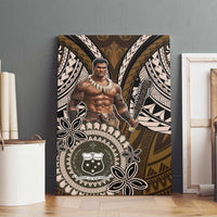 Samoa Warrior Canvas Wall Art The Mighty Samoan Warrior Spirit LT9 - Polynesian Pride
