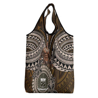 Samoa Warrior Grocery Bag The Mighty Samoan Warrior Spirit