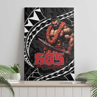 Samoan Pride Polynesian Tribal Warrior Canvas Wall Art 685 Samoa Mo Samoa LT9 - Polynesian Pride
