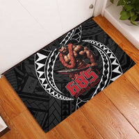 Samoan Pride Polynesian Tribal Warrior Rubber Doormat 685 Samoa Mo Samoa