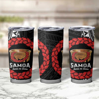 Samoan Tanoa Kava Bowl Ula Fala Tumbler Cup Polynesian Tribal Vibe