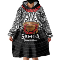 Samoan Tanoa Kava Bowl Ula Fala Wearable Blanket Hoodie Polynesian Tribal Vibe