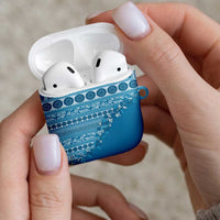 Fiji Marau na Kerisimasi AirPods Case Aqua Tagimoucia Tapa Masi Tribal - Polynesian Pride