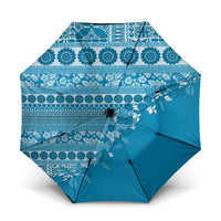 Fiji Marau na Kerisimasi Umbrella Aqua Tagimoucia Tapa Masi Tribal - Polynesian Pride